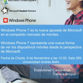 Charla Tecnica Sobre Desarrollo De Aplicaciones para Windows Phone 7