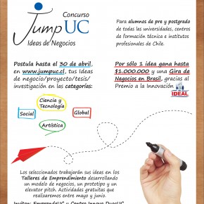 Concurso JumpUC 2012 invita a postular a los universitarios de pre y postgrado con sus ideas de negocios